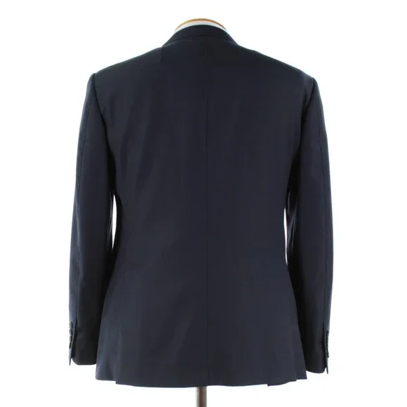 Cardinal of Canada NWT 100% Wool Sport Coat Size 40S US In Solid Navy Blue